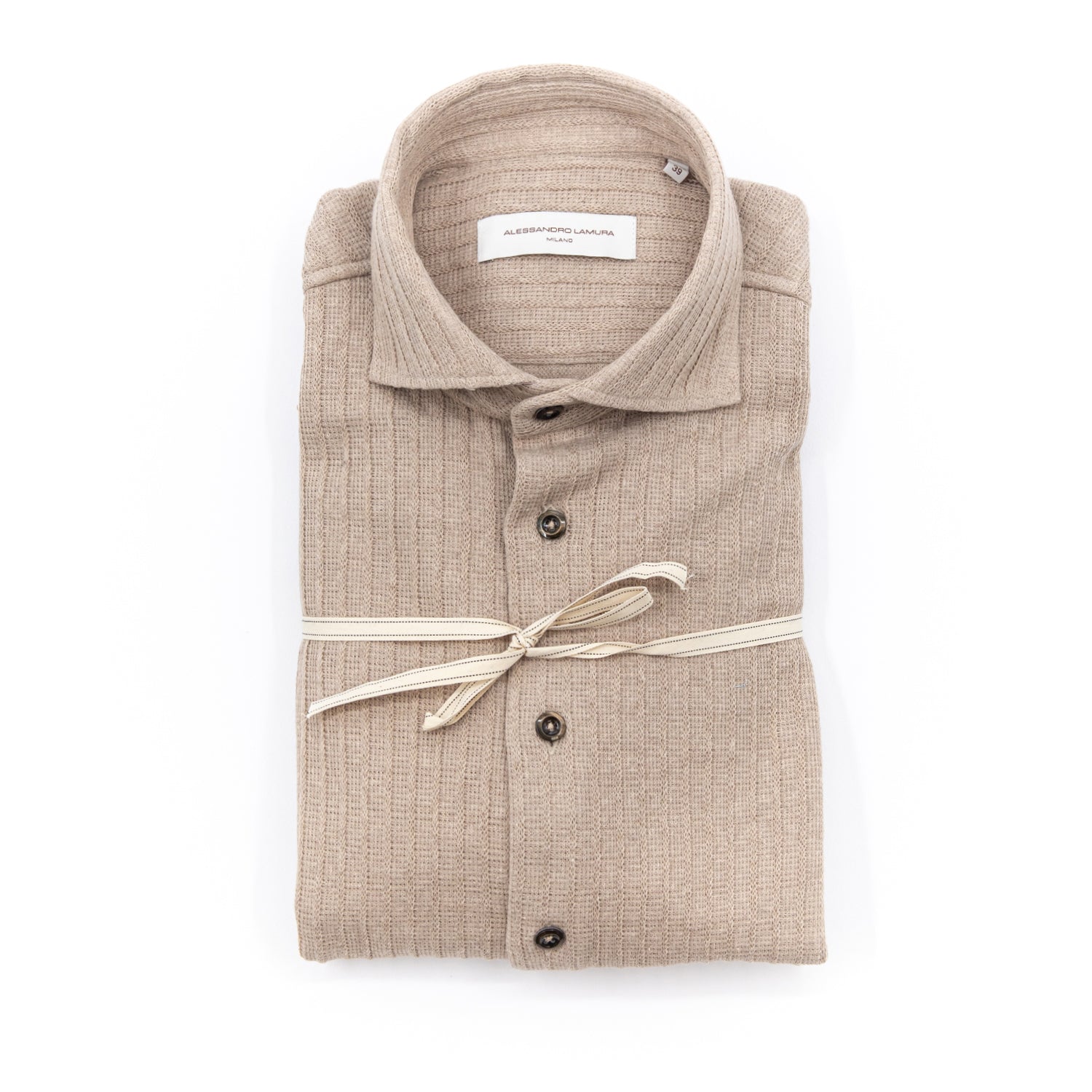 alessandro-lamura-camicia-giacca-in-maglia-beige-herren-overshirt image 2