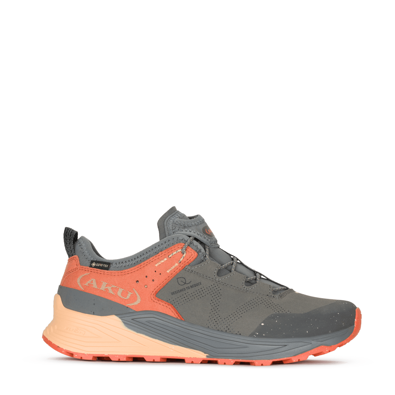 aku-omnia-v-light-gtx-ws-damen-fast-hiking-schuh-grigio-arancio image 2