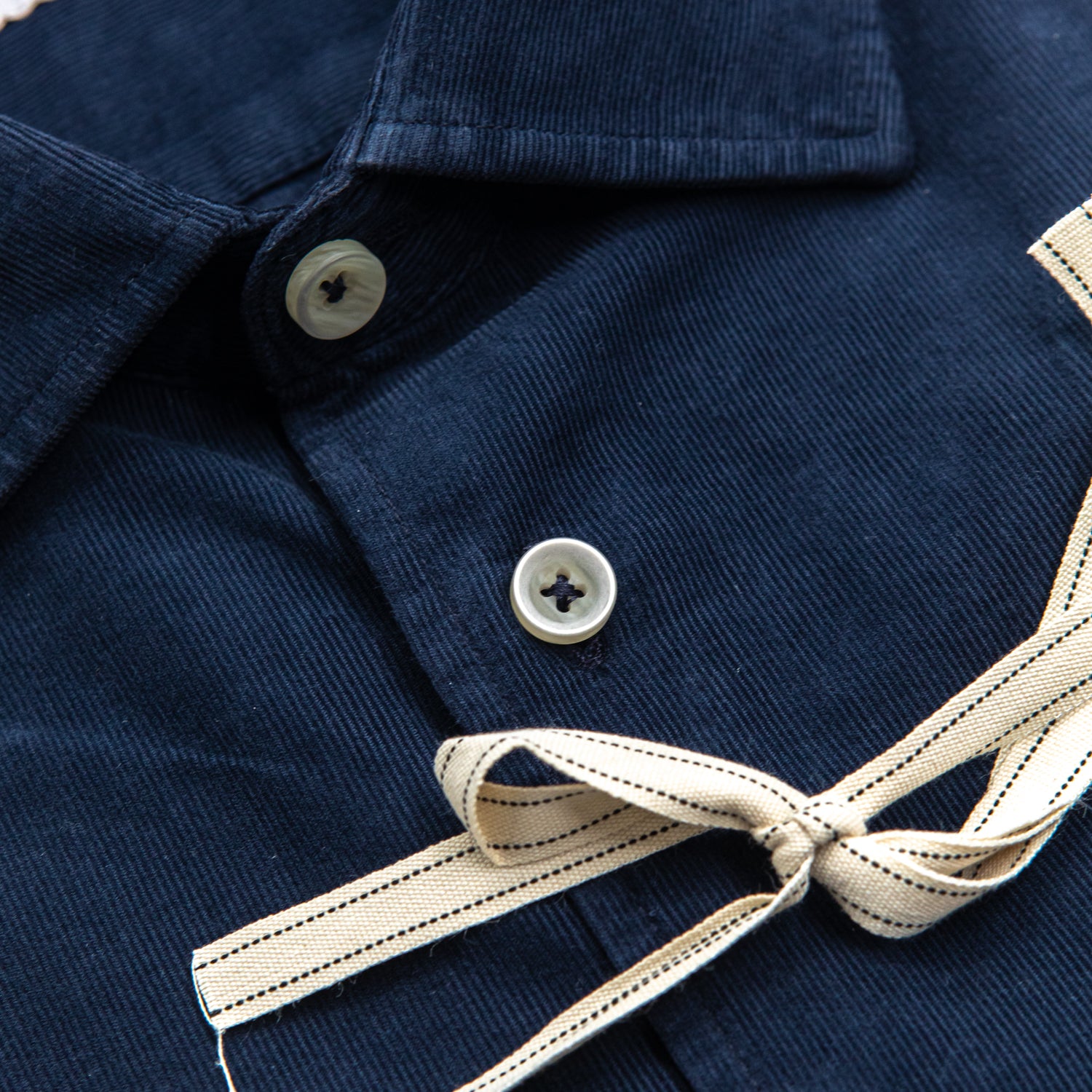 alessandro-lamura-camicia-blu-notte-herrenhemd-cord image 2