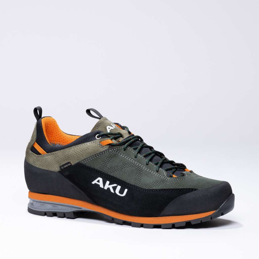 aku-link-gtx-herren-trekkingschuh-verde-arancio image 1