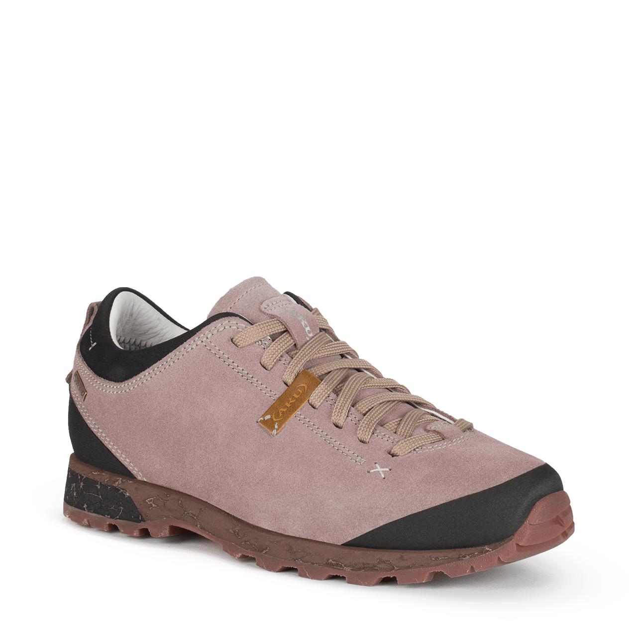 aku-bellamont-iii-suede-gtx-ws-halbschuh-damen-rosa-polvere-marrone image 1