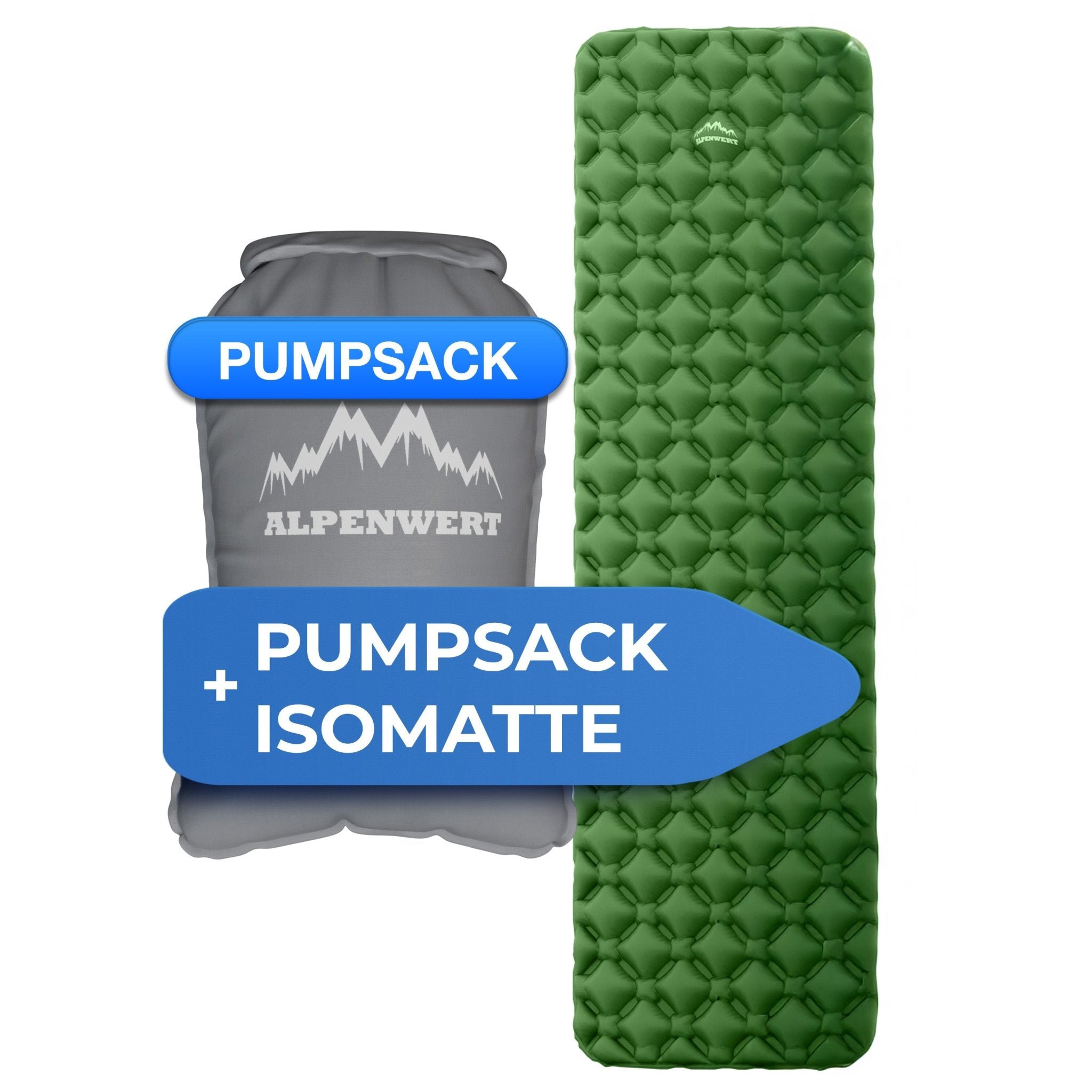 alpenwert-isomatte-pumpsack-set-190x60-cm image 2