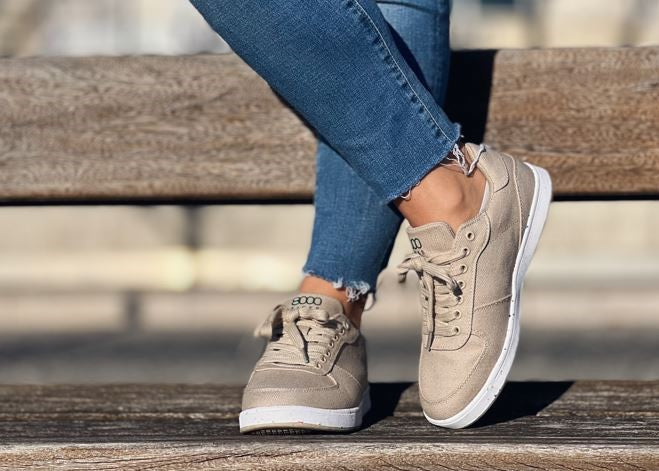 8000kicks-seeker-damen-sneaker-all-beige-nachhaltiger-hanfschuh image 5