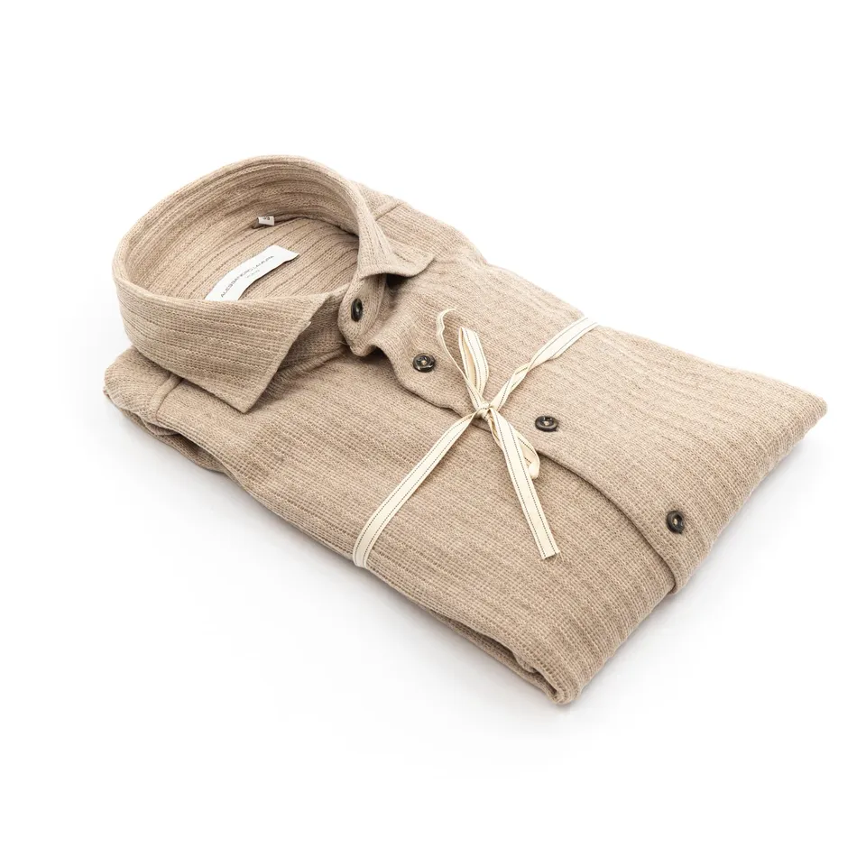 alessandro-lamura-camicia-giacca-in-maglia-beige-herren-overshirt image 1