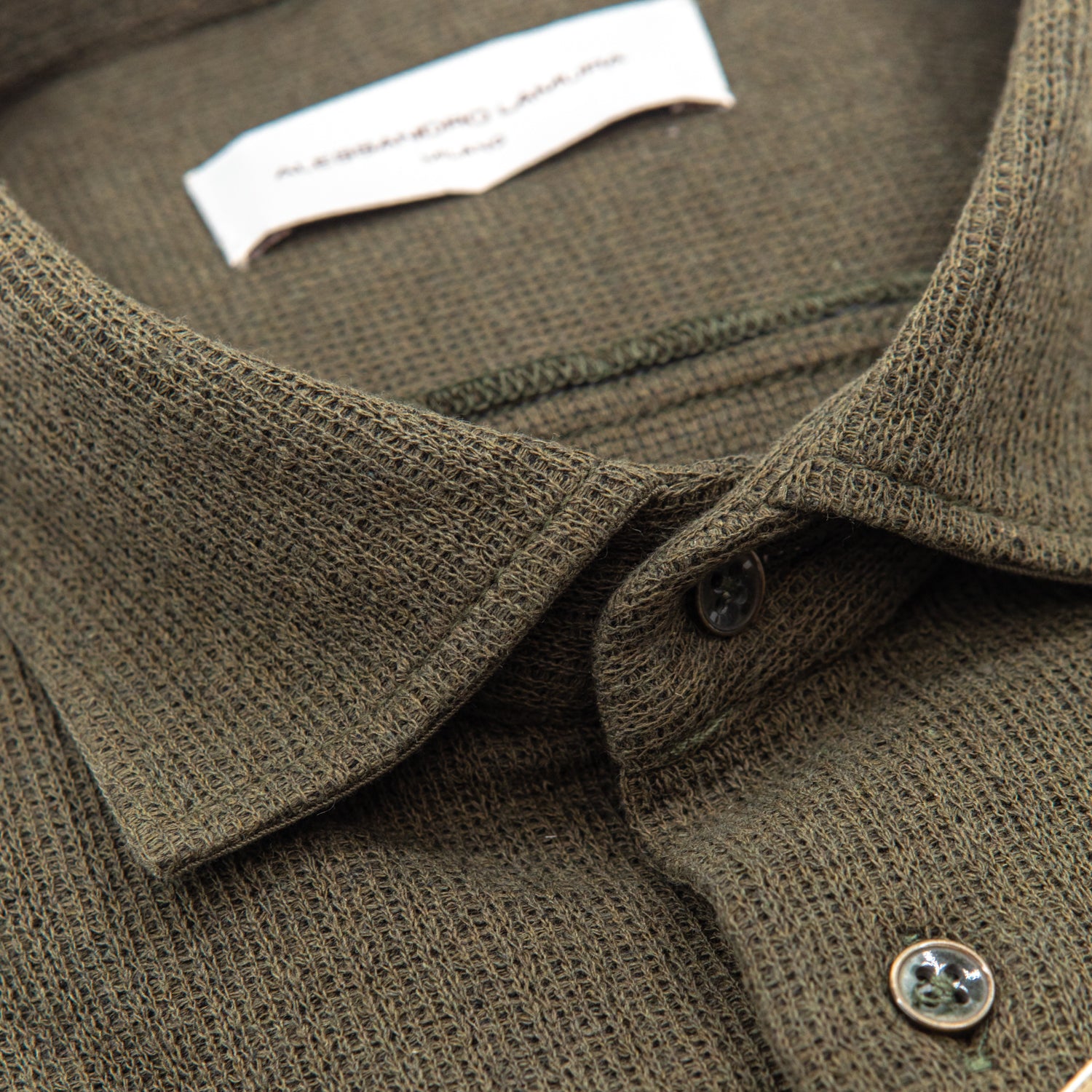 alessandro-lamura-camicia-in-maglia-hemd-herren-military-gr-n-regular-fit image 3