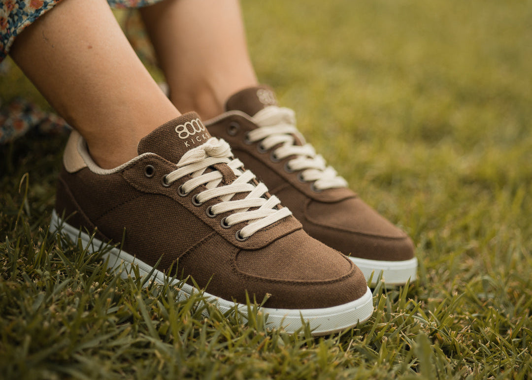8000kicks-seeker-damen-sneaker-dark-brown-nachhaltiger-hanfschuh image 6