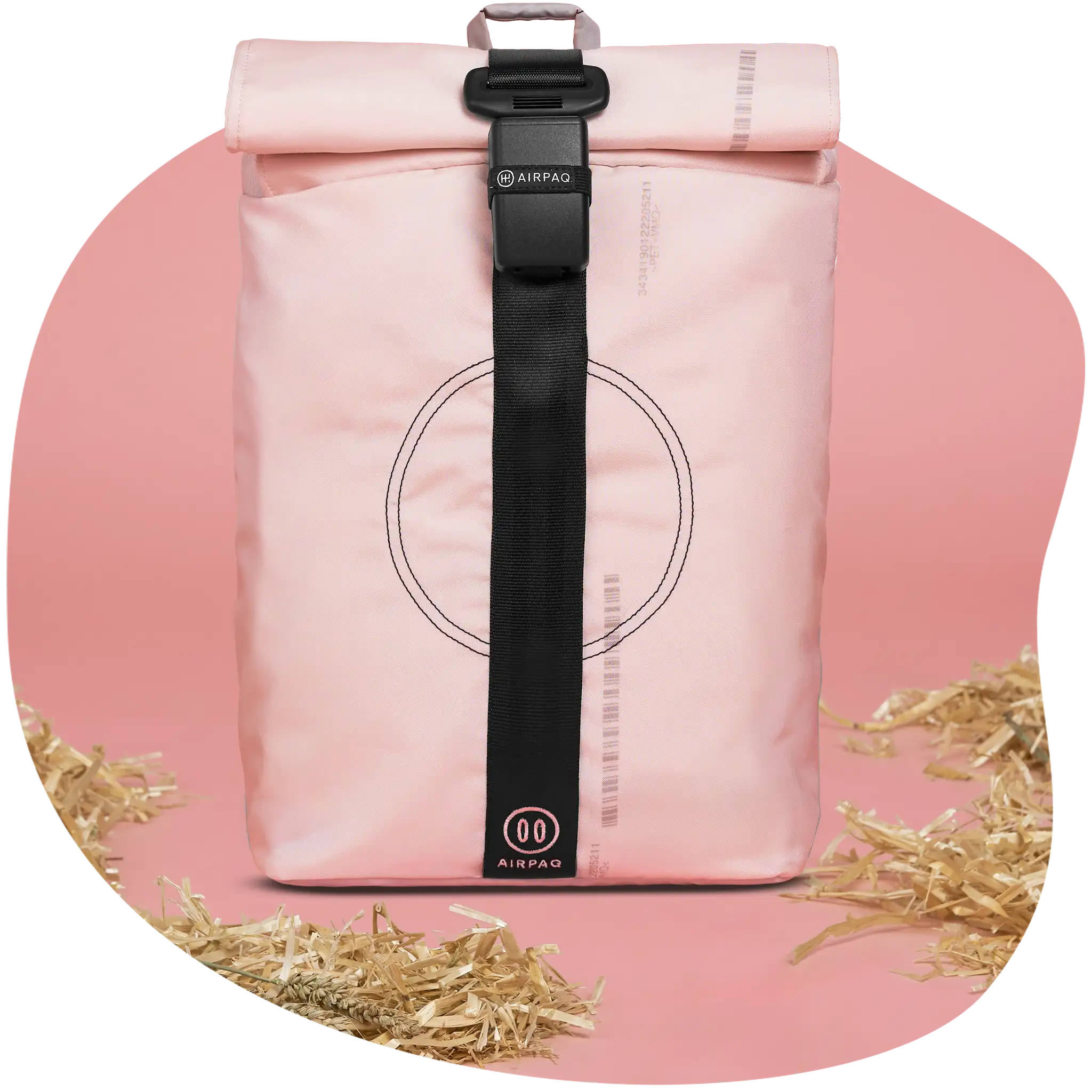 airpaq-schweine-rolltop-21l-rucksack-rosa-sonderedition image 2