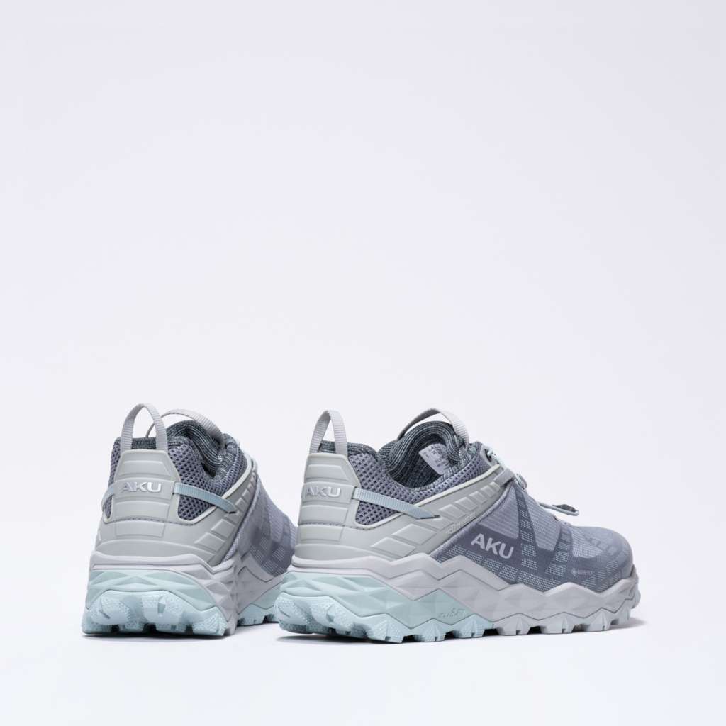 aku-flyrock-gtx-ws-damen-fast-hiking-viola-chiaro-verde-acqua image 3