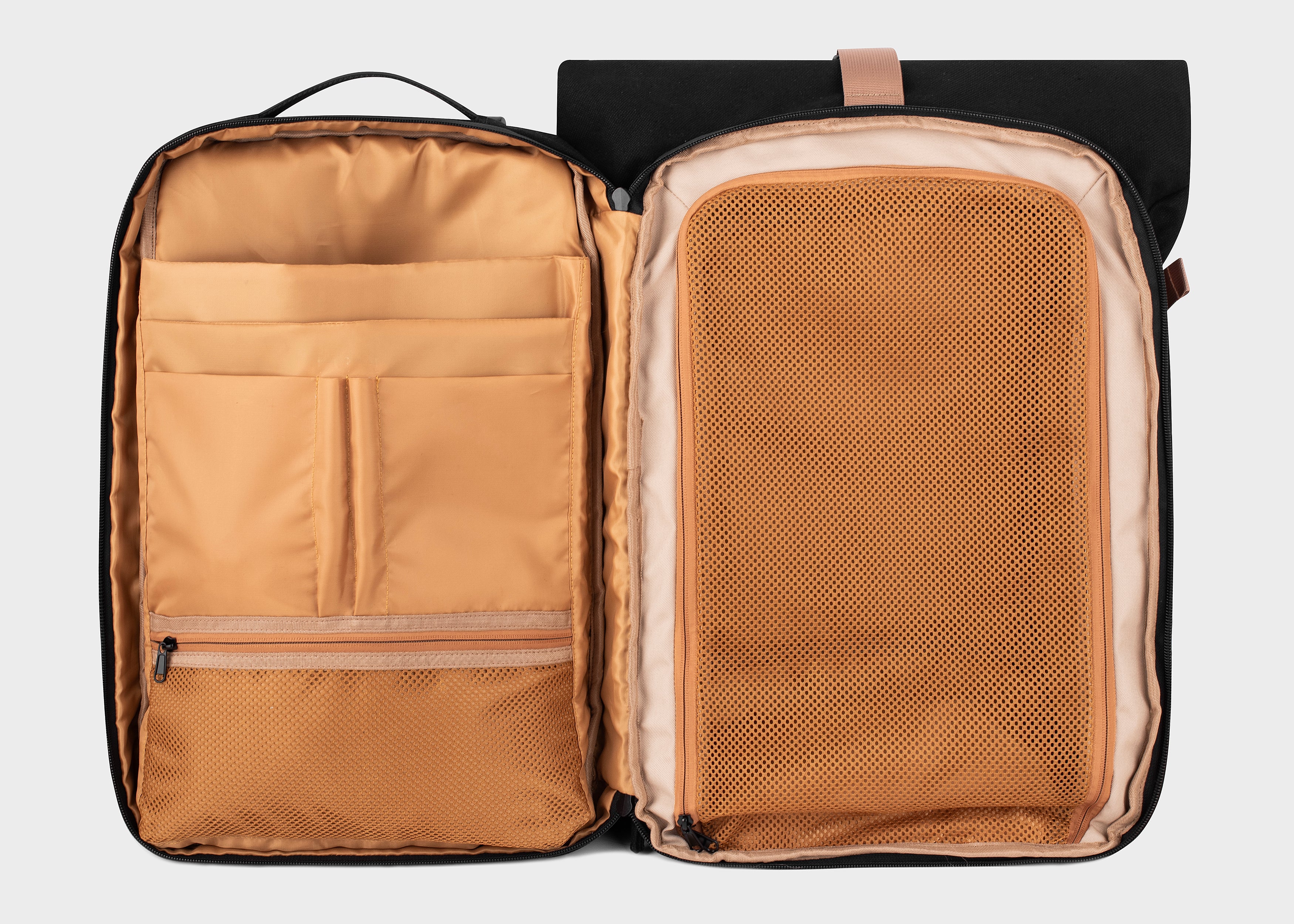 8000kicks-nomad-hanf-rolltop-rucksack-20-45l-schwarz-wasserabweisend image 6