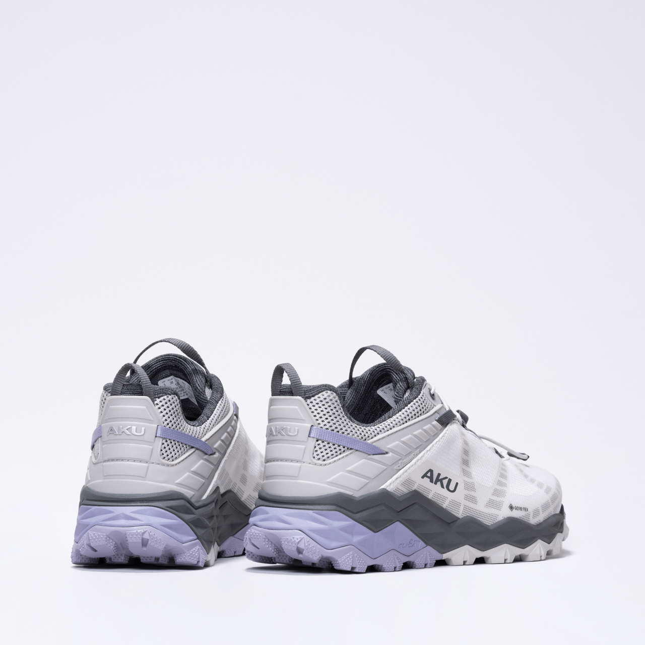 aku-flyrock-gtx-ws-damen-fast-hiking-schuh-grigio-chiaro-viola image 3