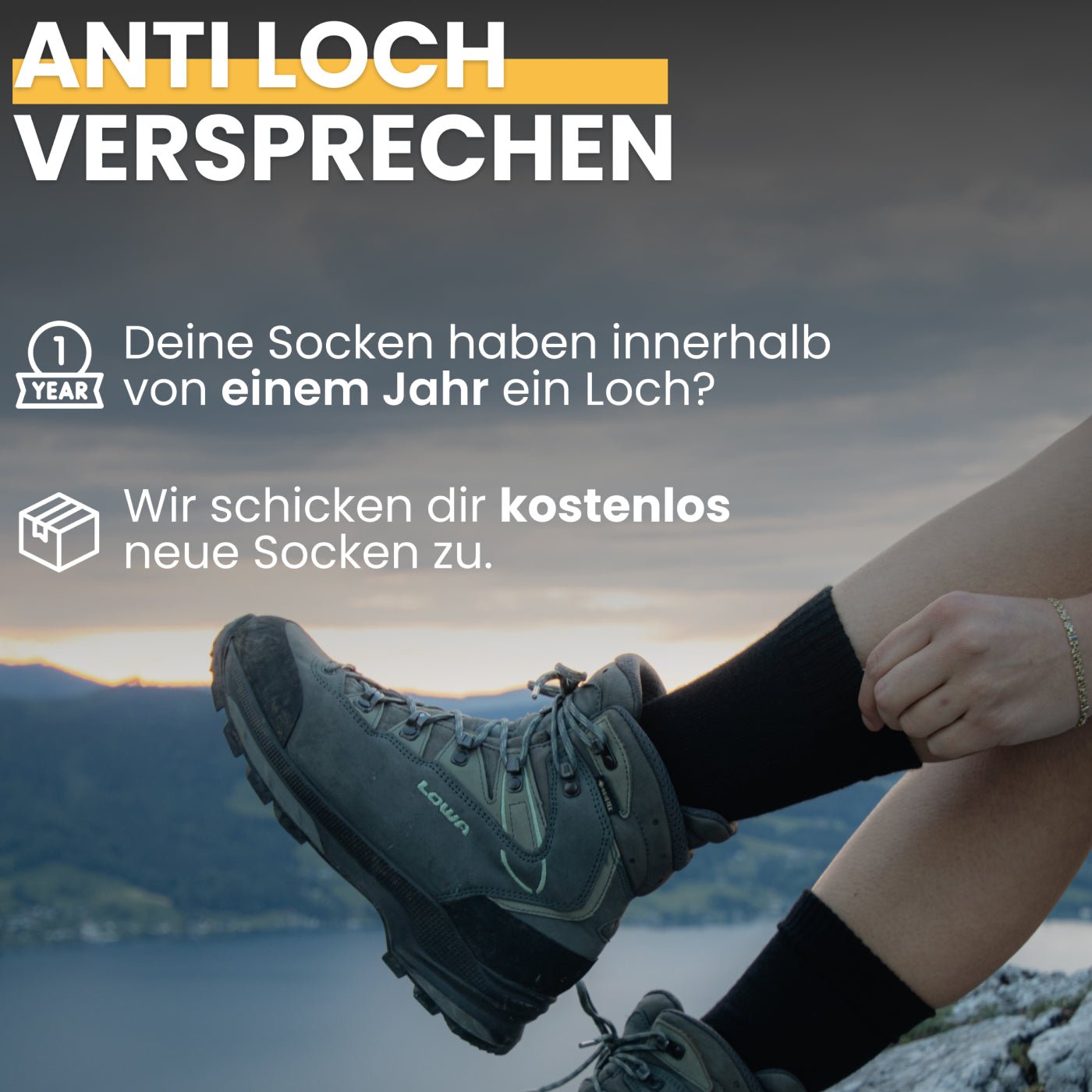 alpenwert-merino-socken-2er-set-wandersocken-damen-herren image 7