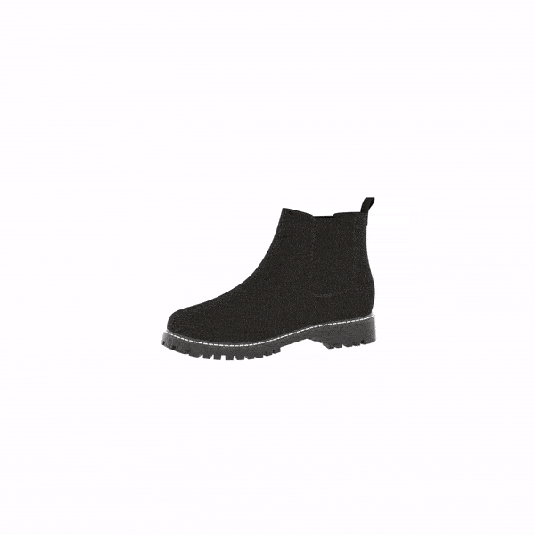 8000kicks-the-crossover-hemp-chelsea-damen-full-black image 6