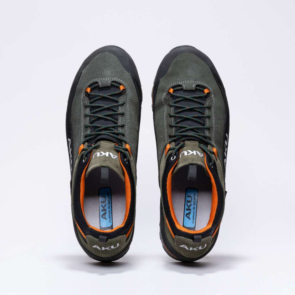 aku-link-gtx-herren-trekkingschuh-verde-arancio image 4