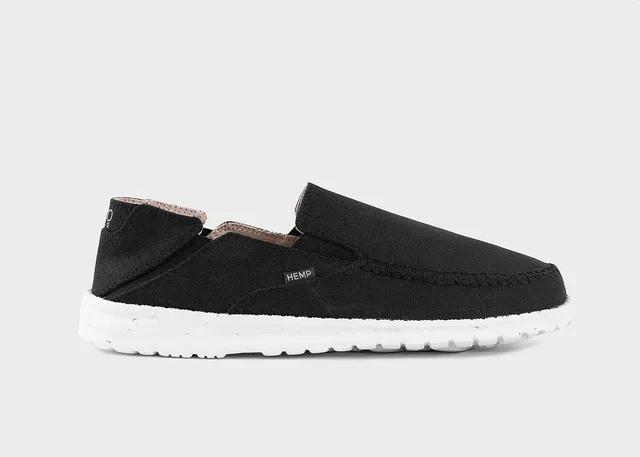 8000kicks-sunslide-hanf-slipper-f-r-herren-in-schwarz image 1