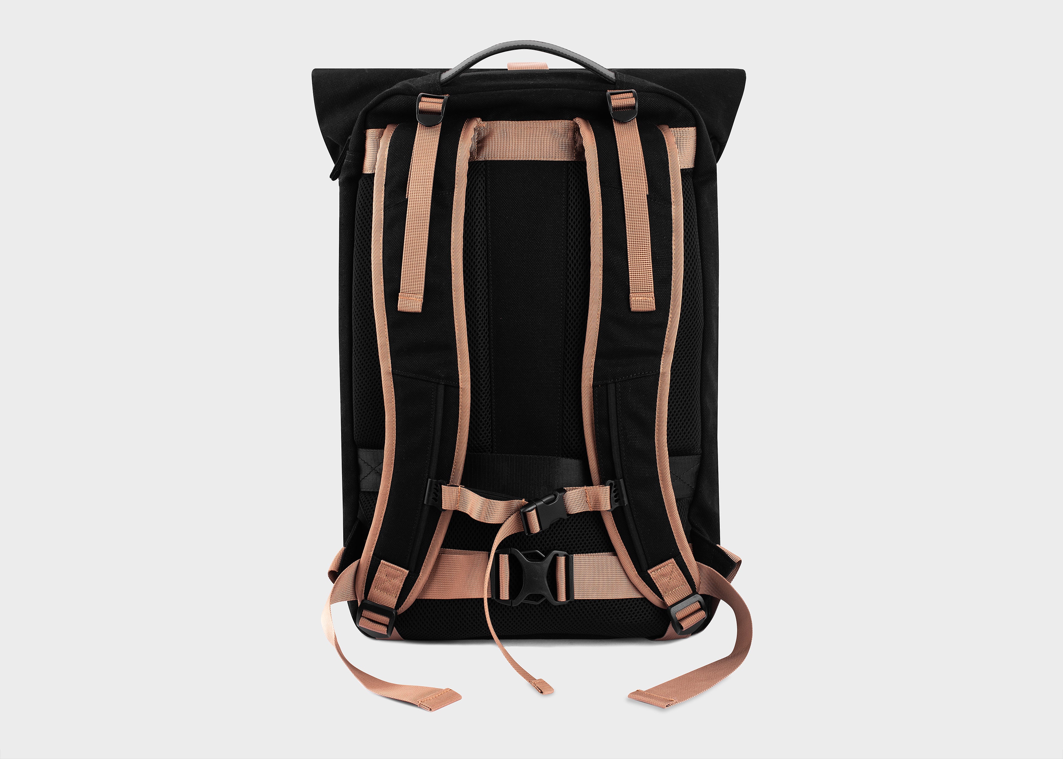 8000kicks-nomad-hanf-rolltop-rucksack-20-45l-schwarz-wasserabweisend image 3