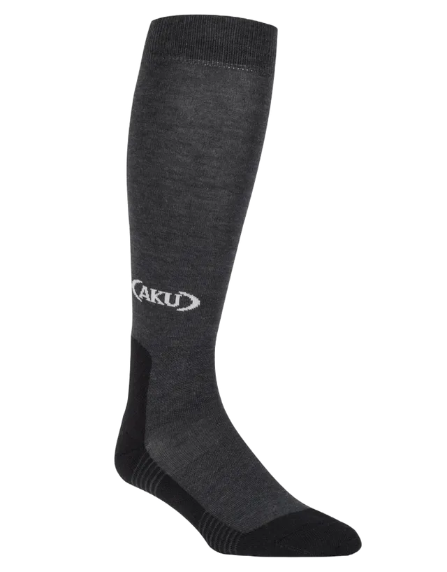 aku-socks-trekking-high-hohe-trekking-socken-schwarz-grau image 1