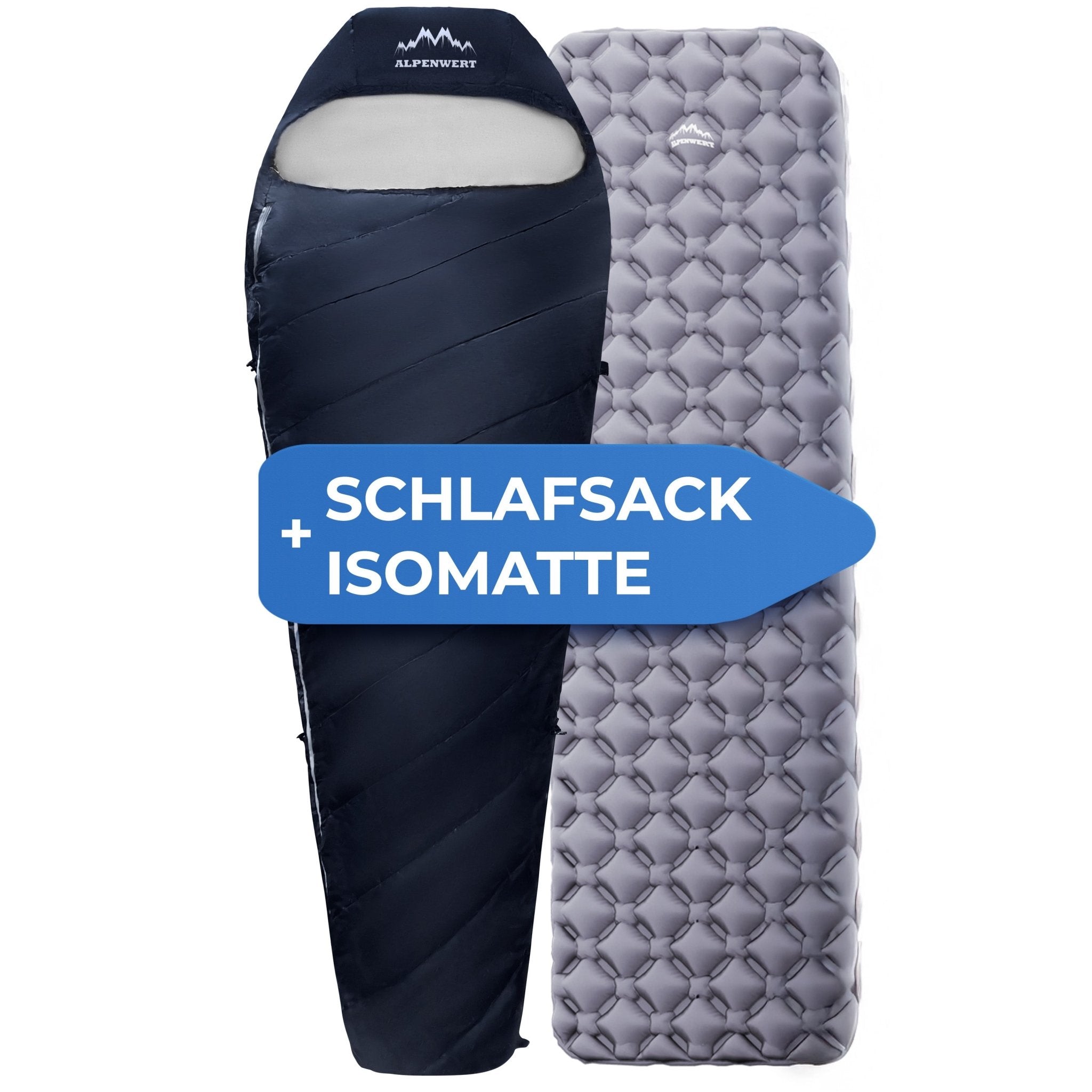 alpenwert-schlafsack-isomatte-sparbundle-sommer image 4