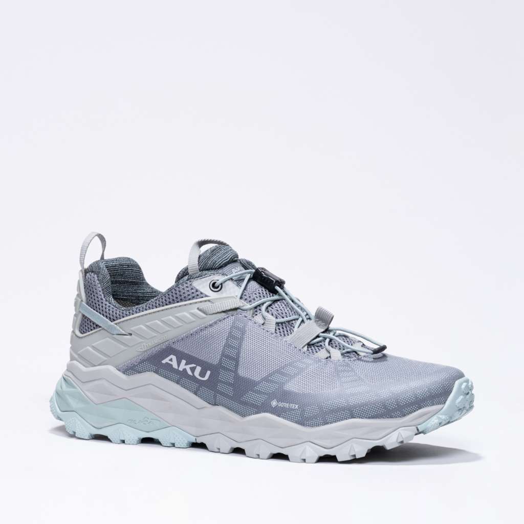 aku-flyrock-gtx-ws-damen-fast-hiking-viola-chiaro-verde-acqua image 1