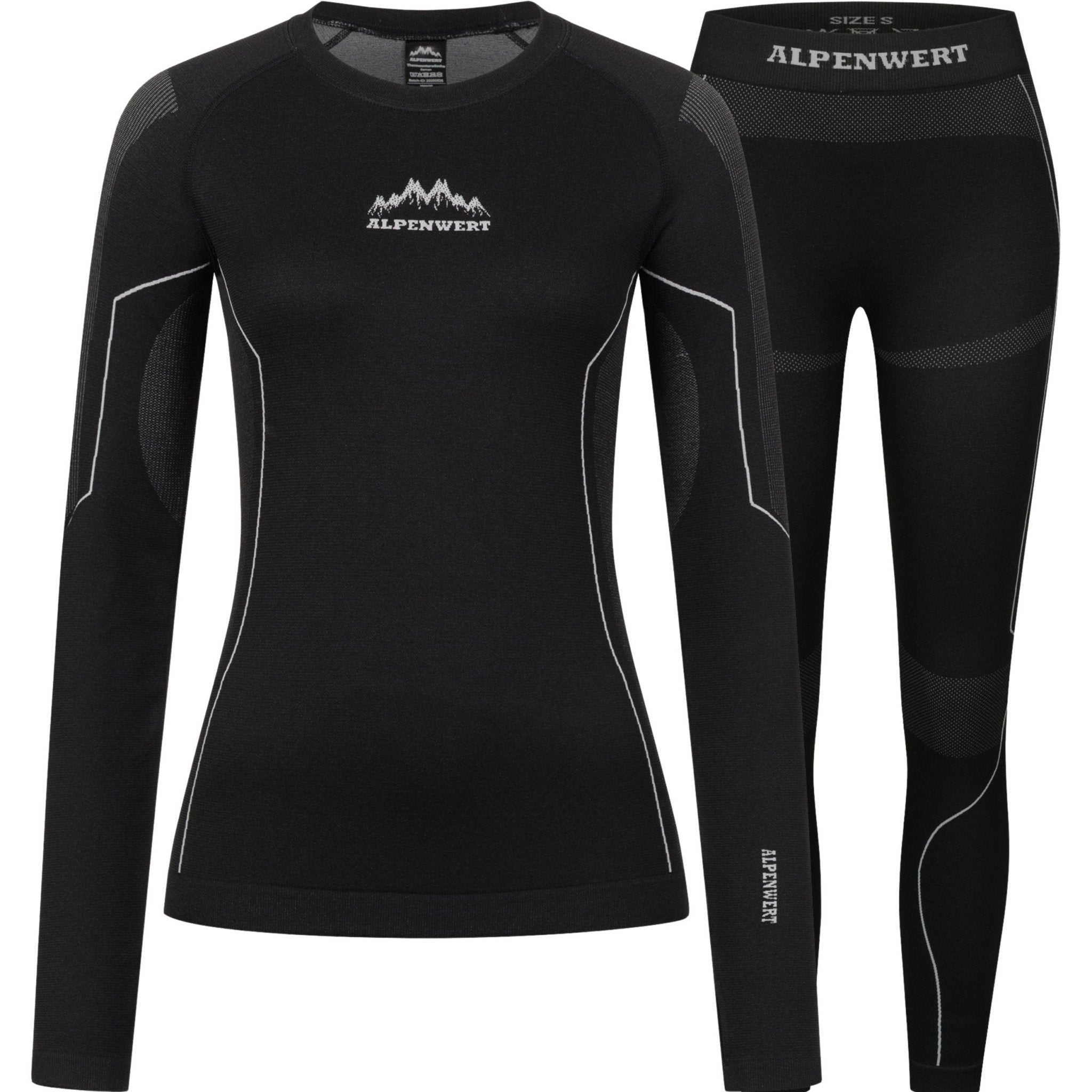 alpenwert-thermounterw-sche-damen-set-oberteil-hose-mit-daumenloch image 1