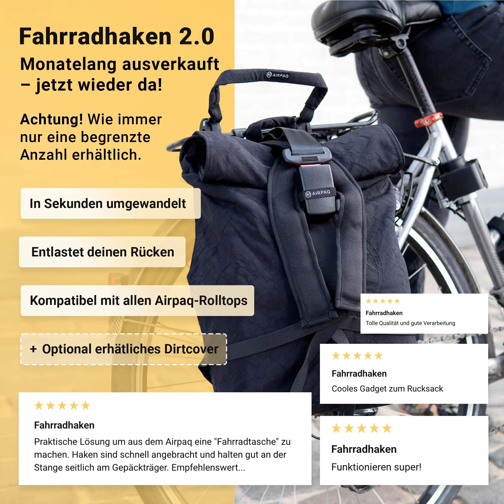 airpaq-fahrradhaken-metallhaken-f-r-rolltop-rucksack-zur-gep-cktr-ger-montage image 7