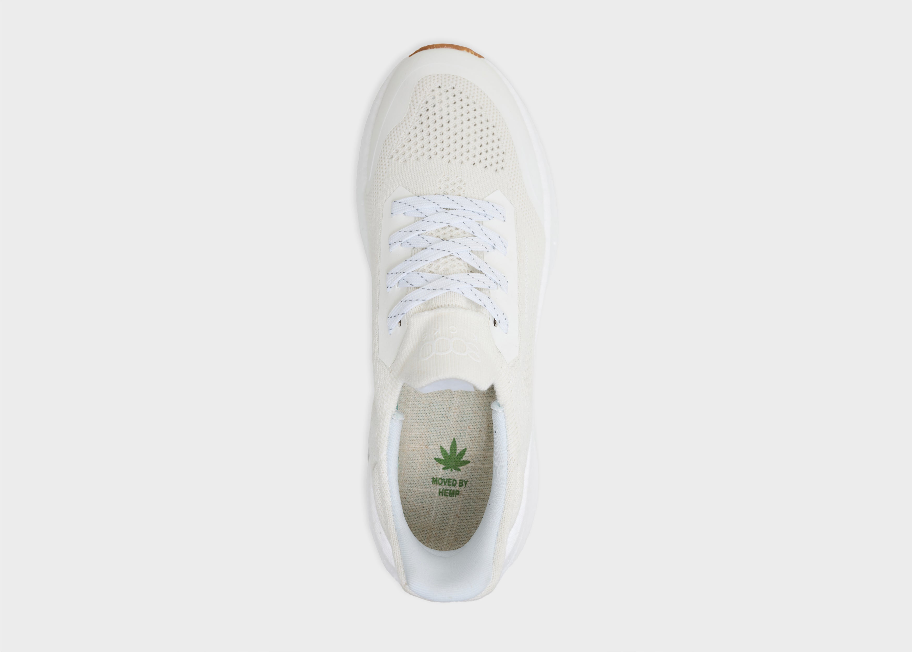 8000kicks-runners-herren-nachhaltiger-hanf-sneaker-pearl-white image 4
