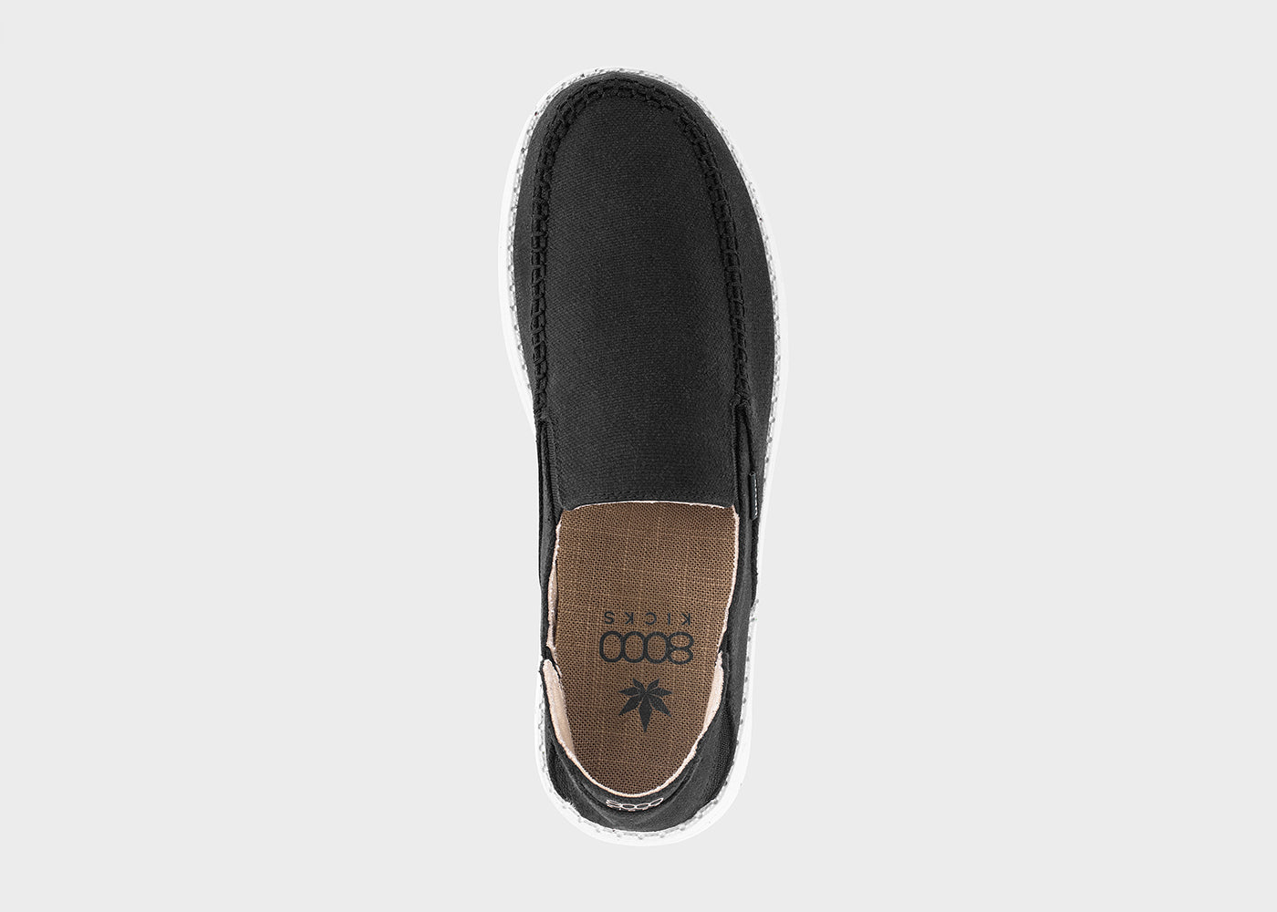8000kicks-sunslide-hanf-slipper-f-r-herren-in-schwarz image 3