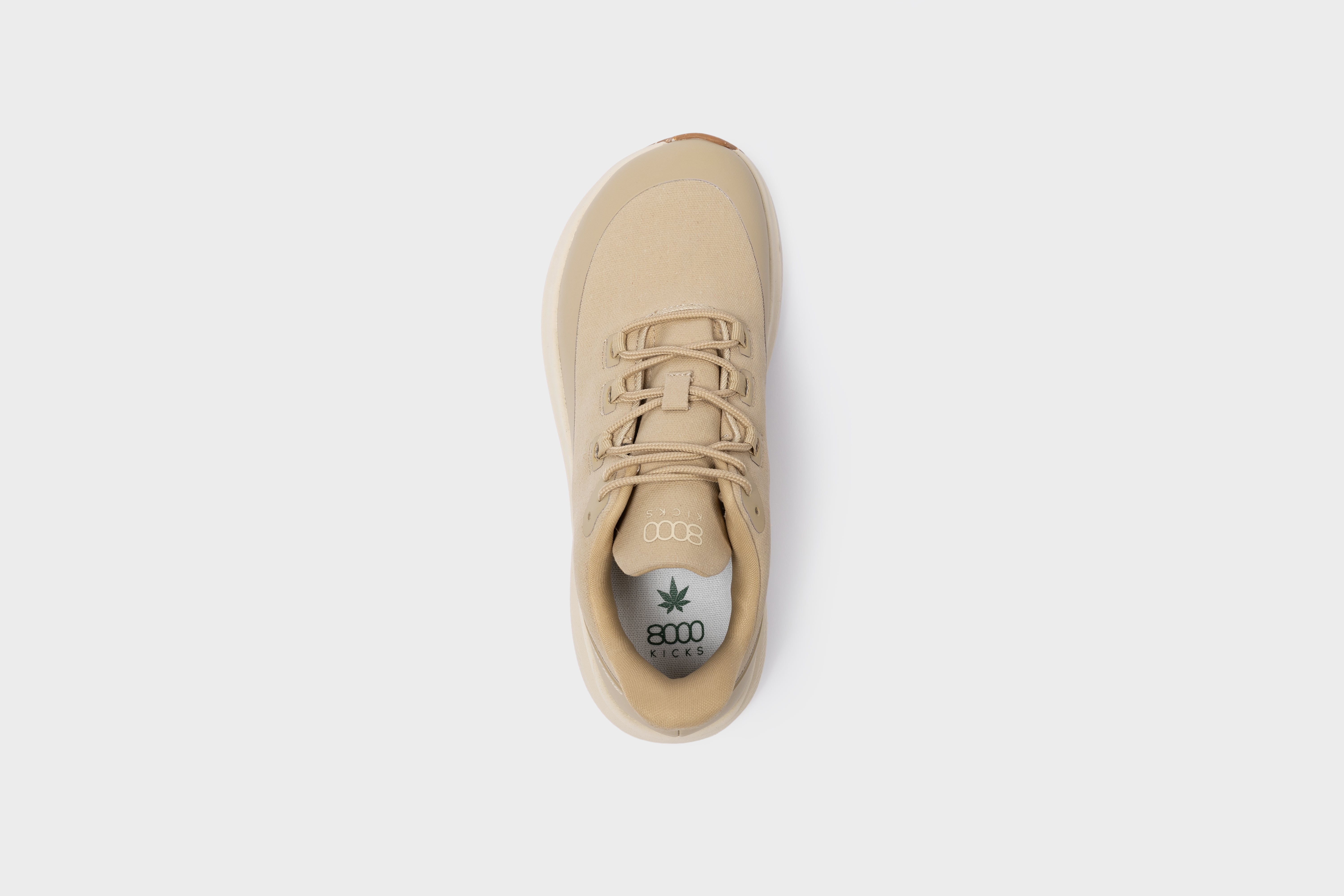 8000kicks-trekker-wide-toe-box-damen-sneaker-all-beige image 3