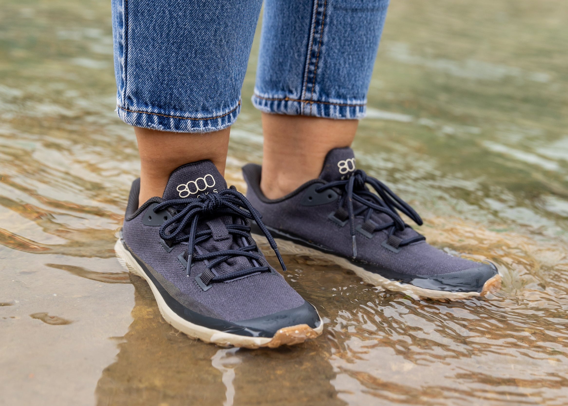 8000kicks-trekker-damen-wasserdichter-hanf-sneaker-navy-blue image 7