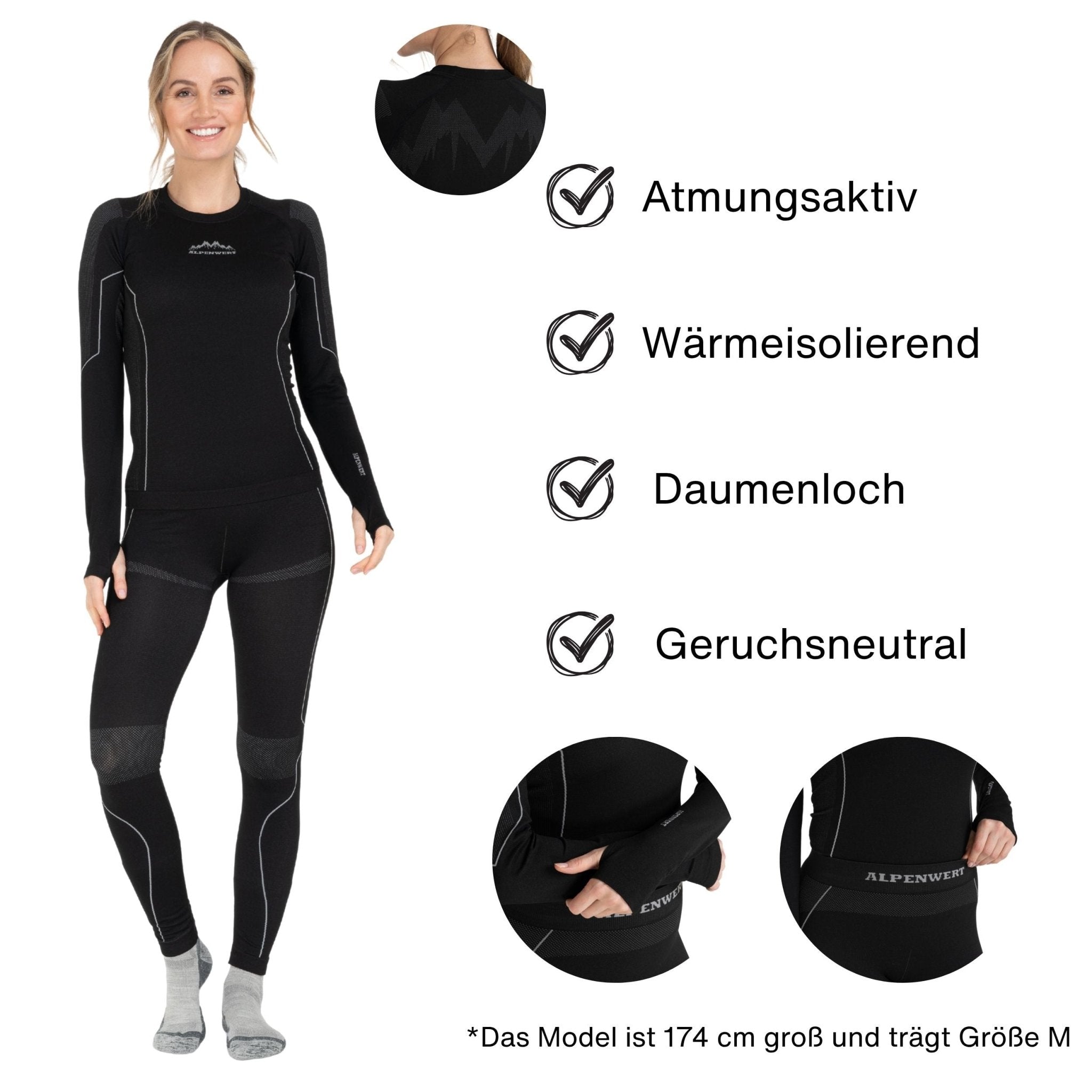 alpenwert-thermounterw-sche-damen-set-oberteil-hose-mit-daumenloch image 2