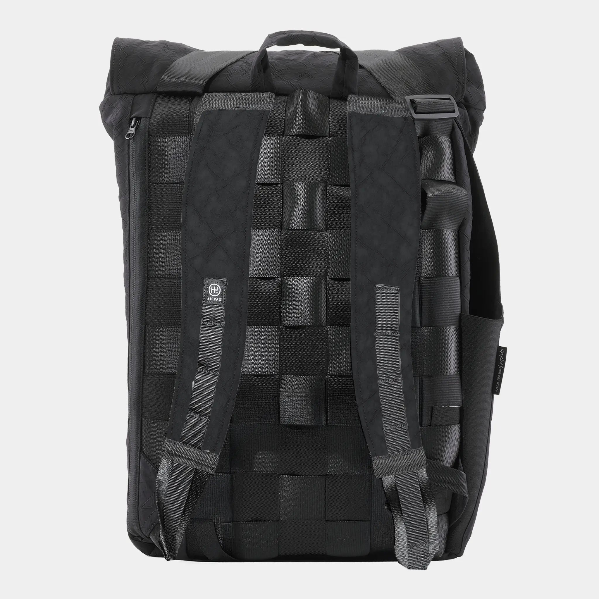 airpaq-rolltop-biq-35l-upcycling-rucksack-bike-set-mit-fahrradhaken image 2
