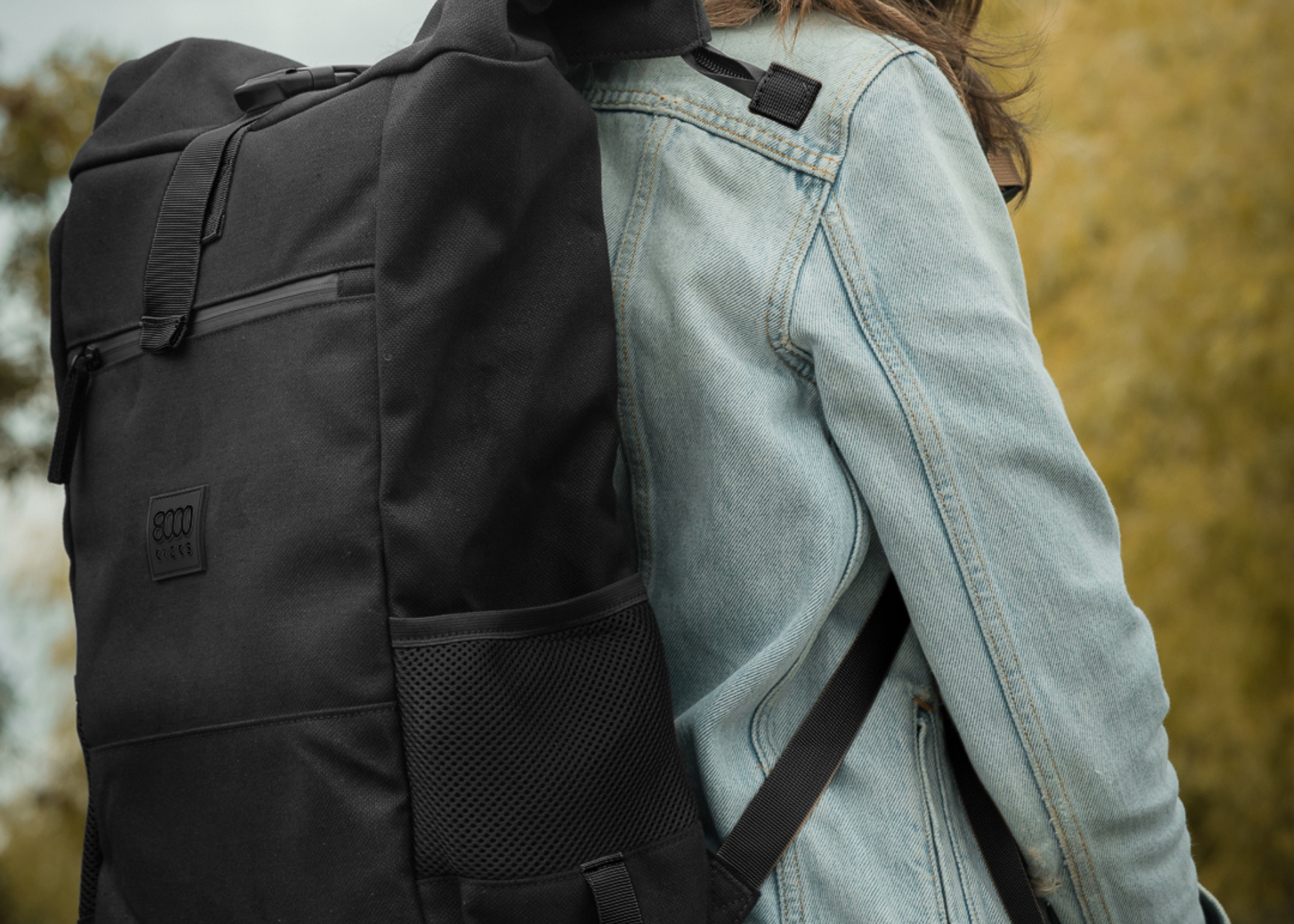 8000kicks-everyday-hemp-rolltop-rucksack-full-black-18-30l image 4