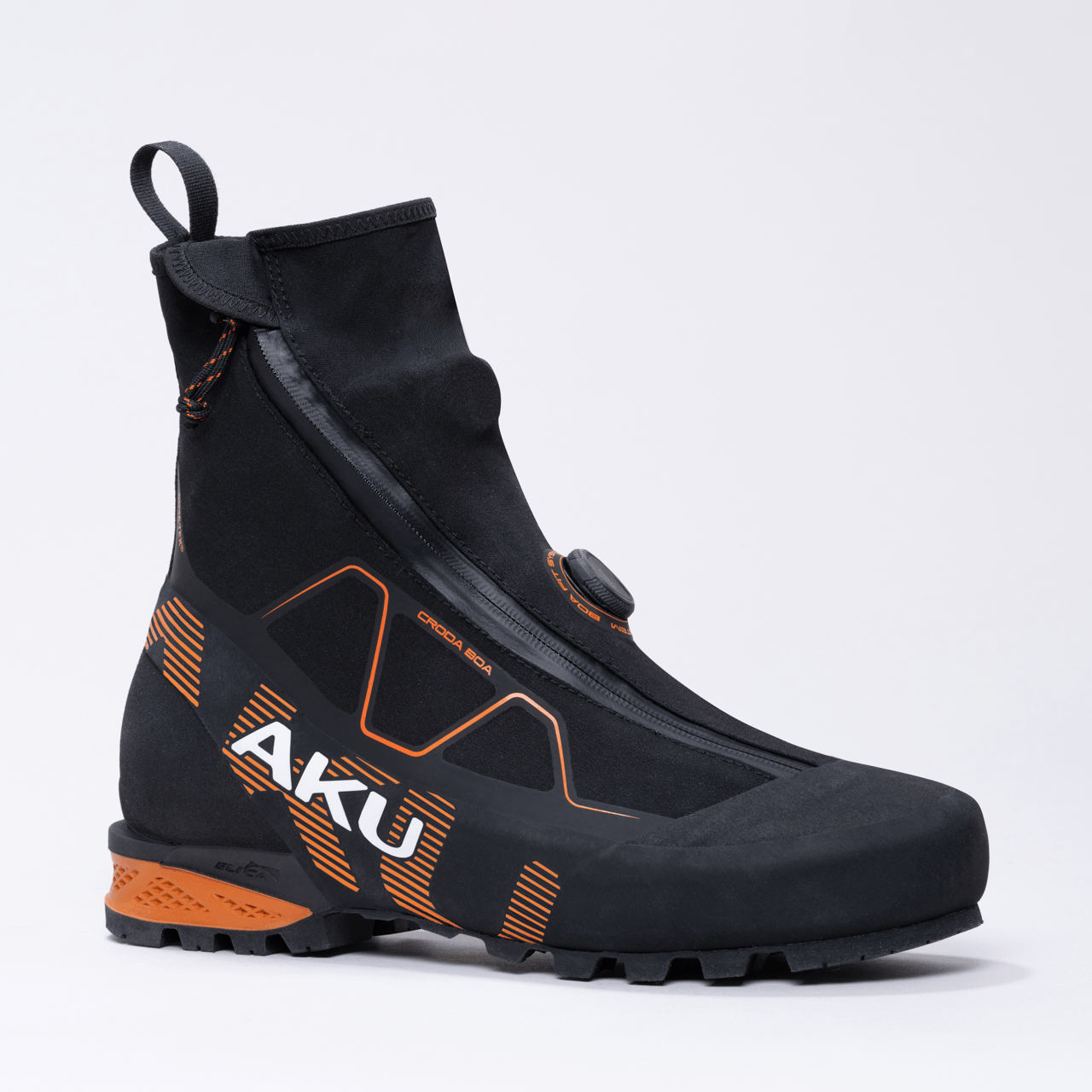 aku-croda-boa-gtx-bergschuh-nero-arancio image 1