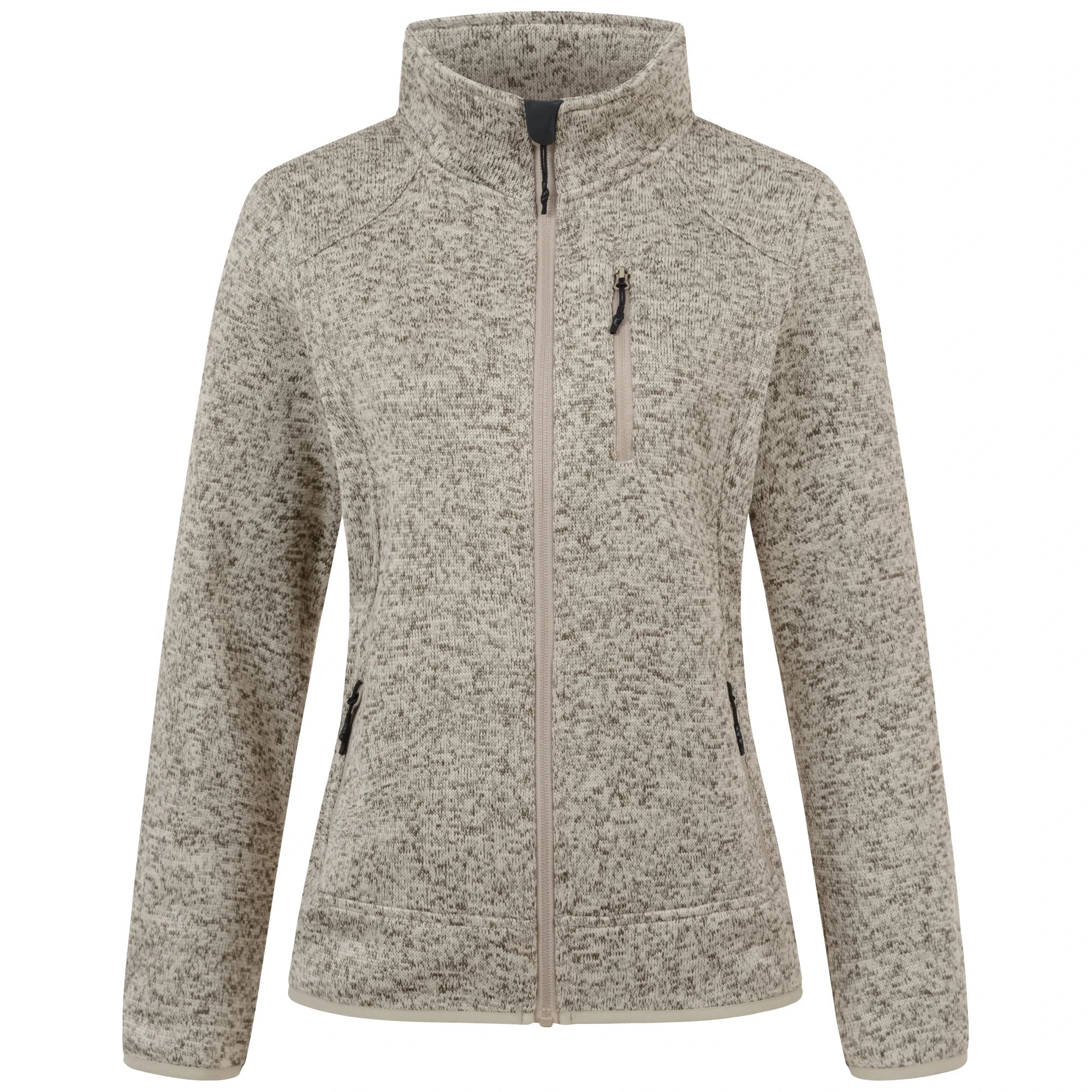 alpenwert-fleecejacke-damen-mit-knit-tech image 1
