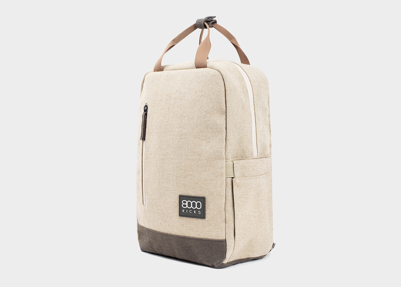 8000kicks-small-hemp-backpack-15l-beige-gr-n image 2