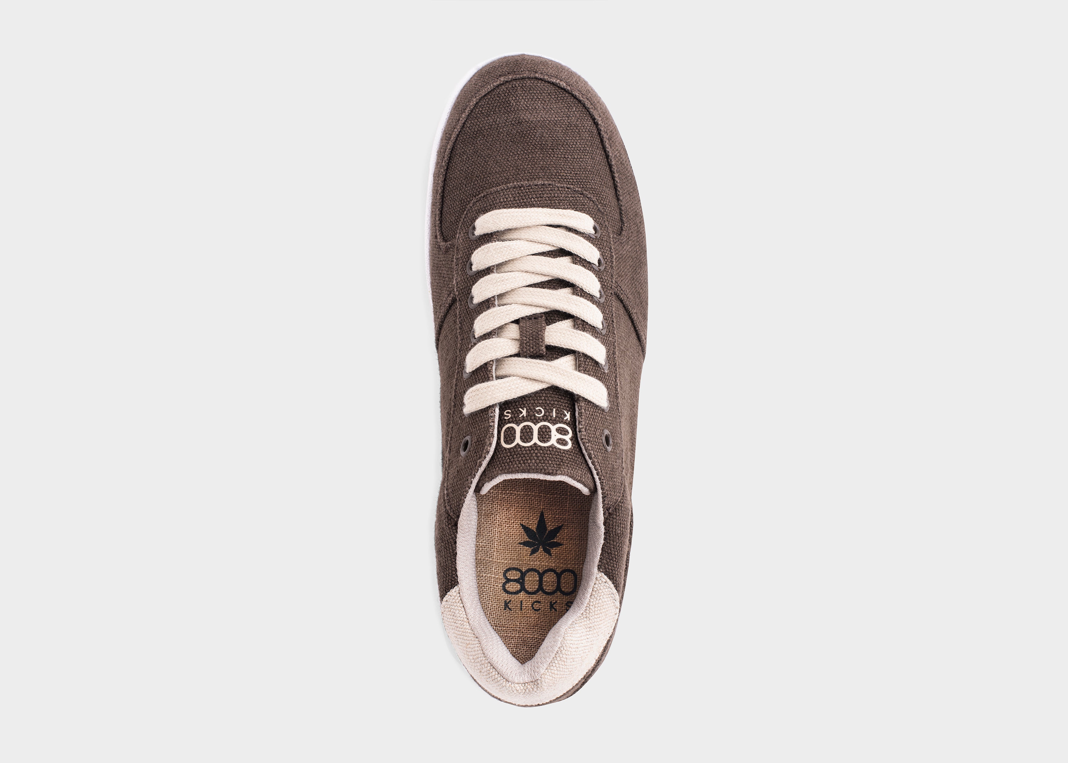 8000kicks-seeker-damen-sneaker-dark-brown-nachhaltiger-hanfschuh image 4