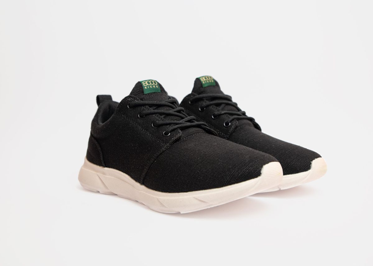8000kicks-explorer-v2-herren-sneaker-black-and-white-aus-hanf image 2