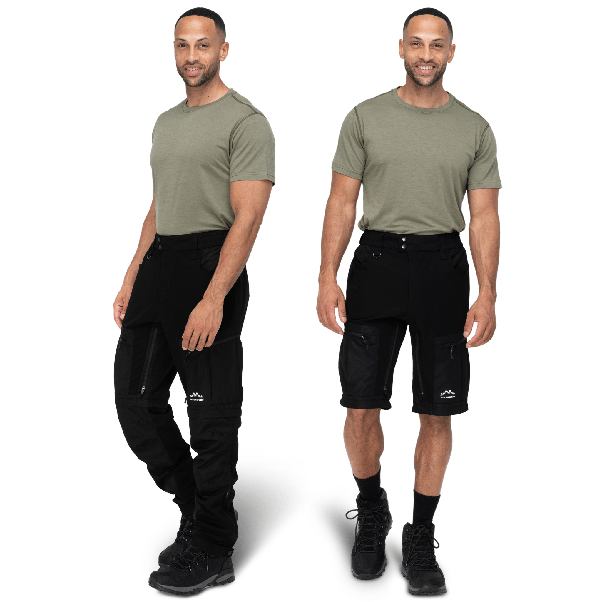 alpenwert-wanderhose-herren-leicht-zip-off image 1