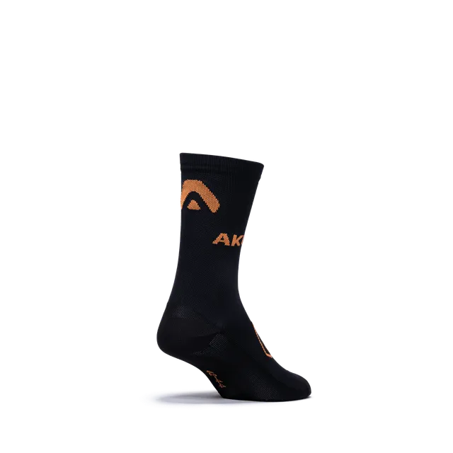 aku-fast-hiking-low-socks-trekkingsocken-nero-arancio image 1