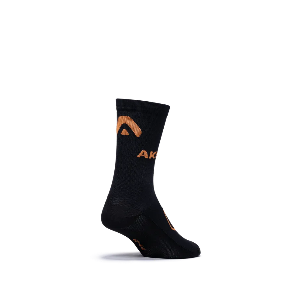 aku-fast-hiking-low-socks-trekkingsocken-nero-arancio image 1