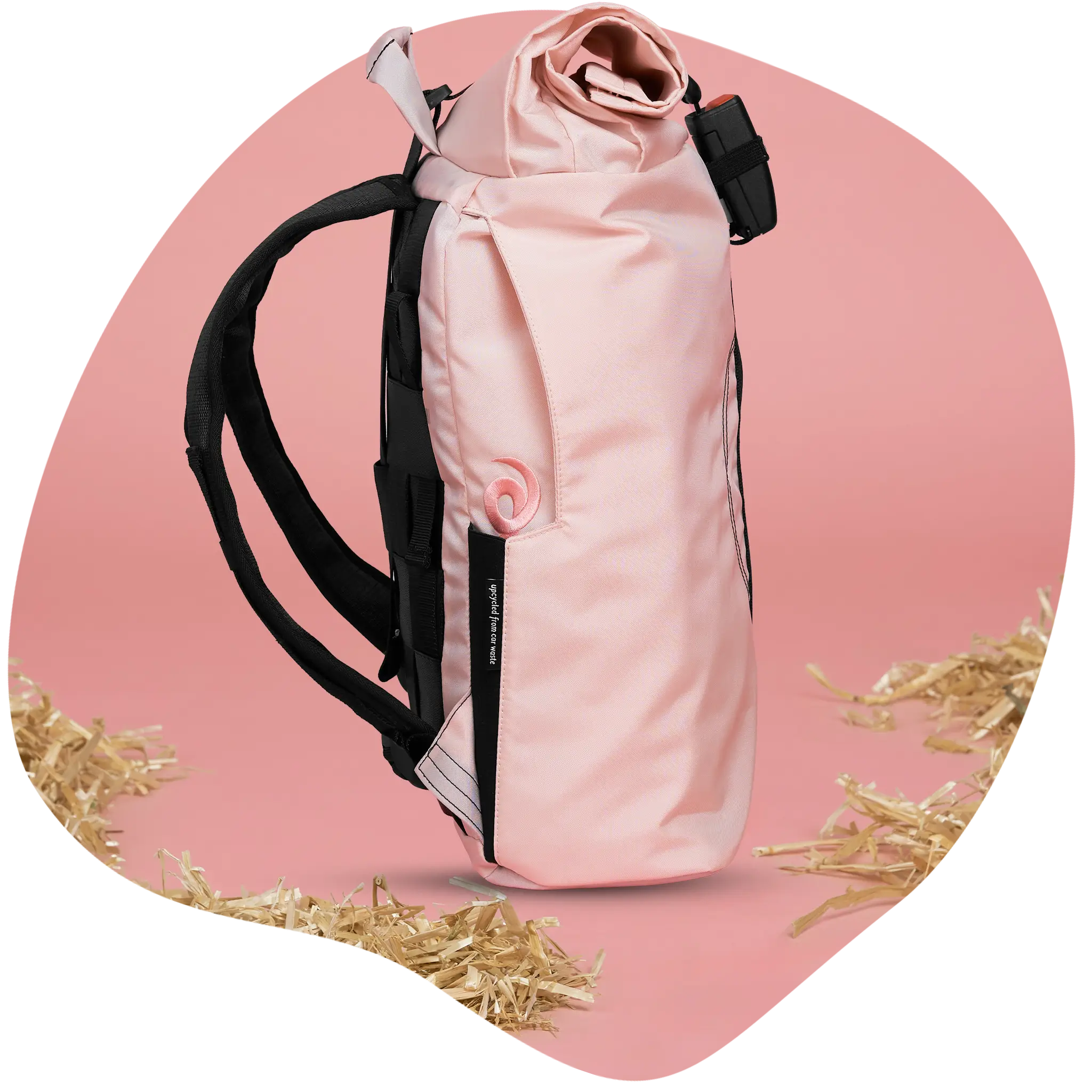 airpaq-schweine-rolltop-21l-rucksack-rosa-sonderedition image 4