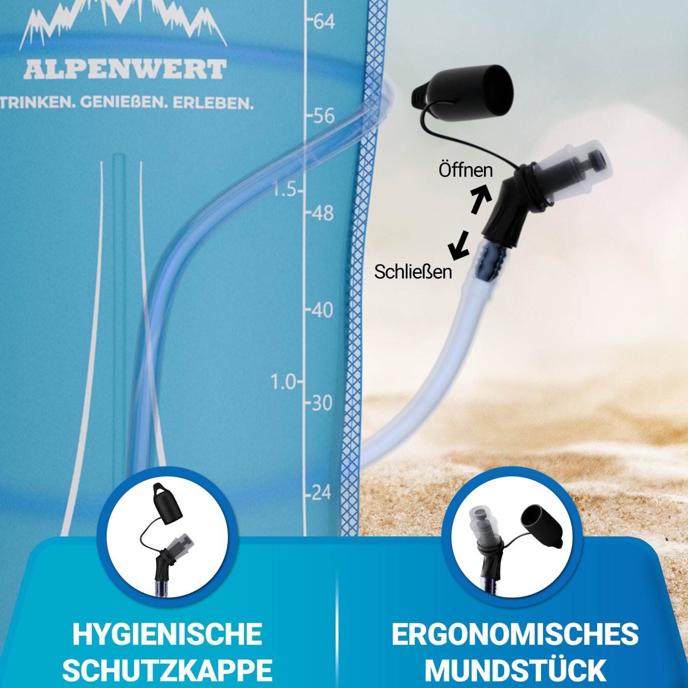 alpenwert-trinkblase-mit-trinkschlauch-bpa-frei-ultraleicht image 7